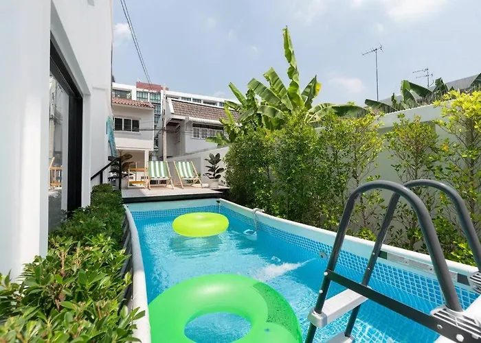 Miq Ekkamai3_pool Villa_3br House 別墅 *